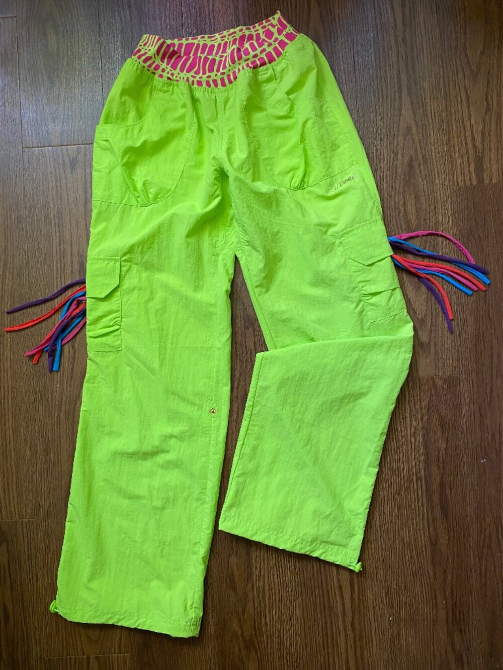 Zumba Stellar Samba Cargo Pants Yellow Medium